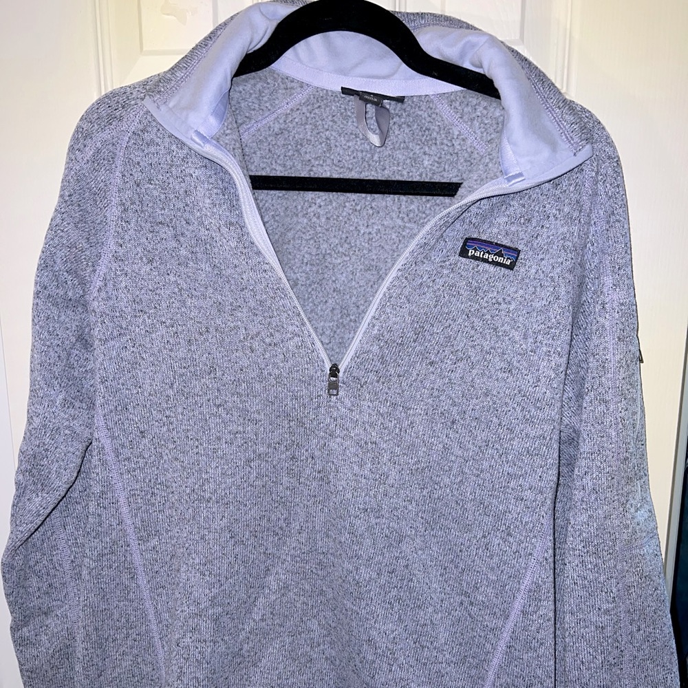 Patagonia pullover. Purple. Size small.